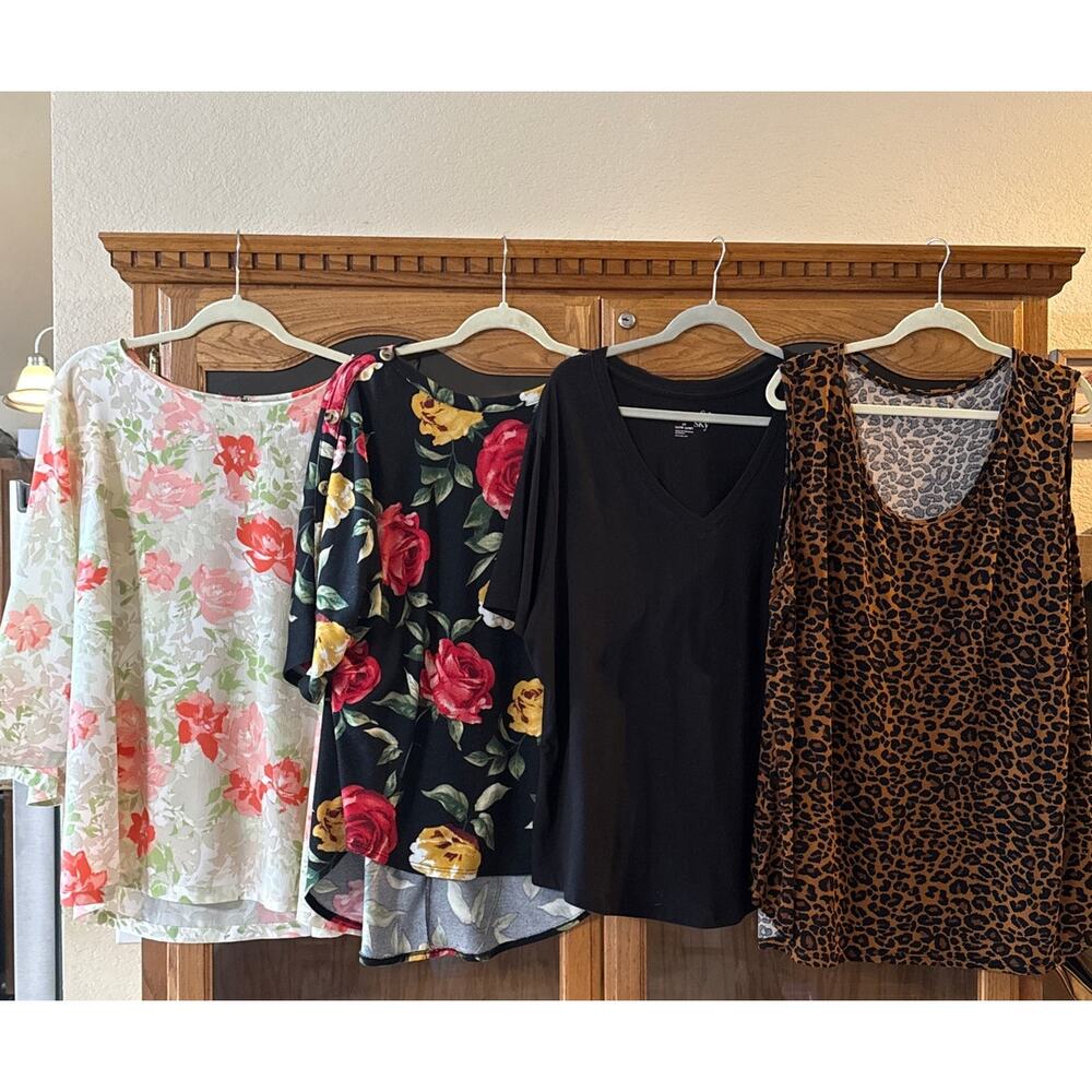 Lot of 4 Summer Blouses 2x